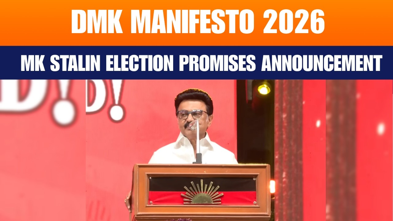 LIVE: DMK Manifesto 2026 | MK Stalin Election Promises Announcement | MK Stalin Latest speech