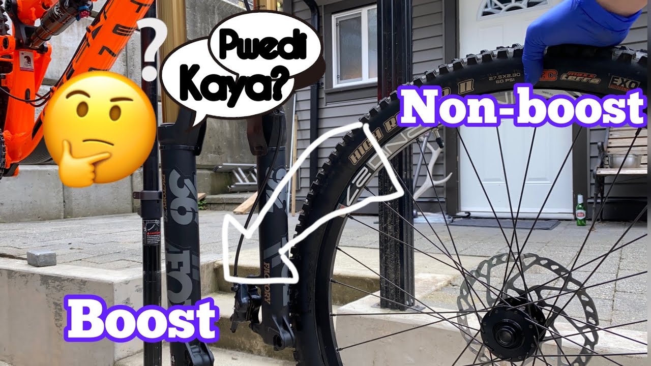 Non boost hub to boost fork (pwedi?)