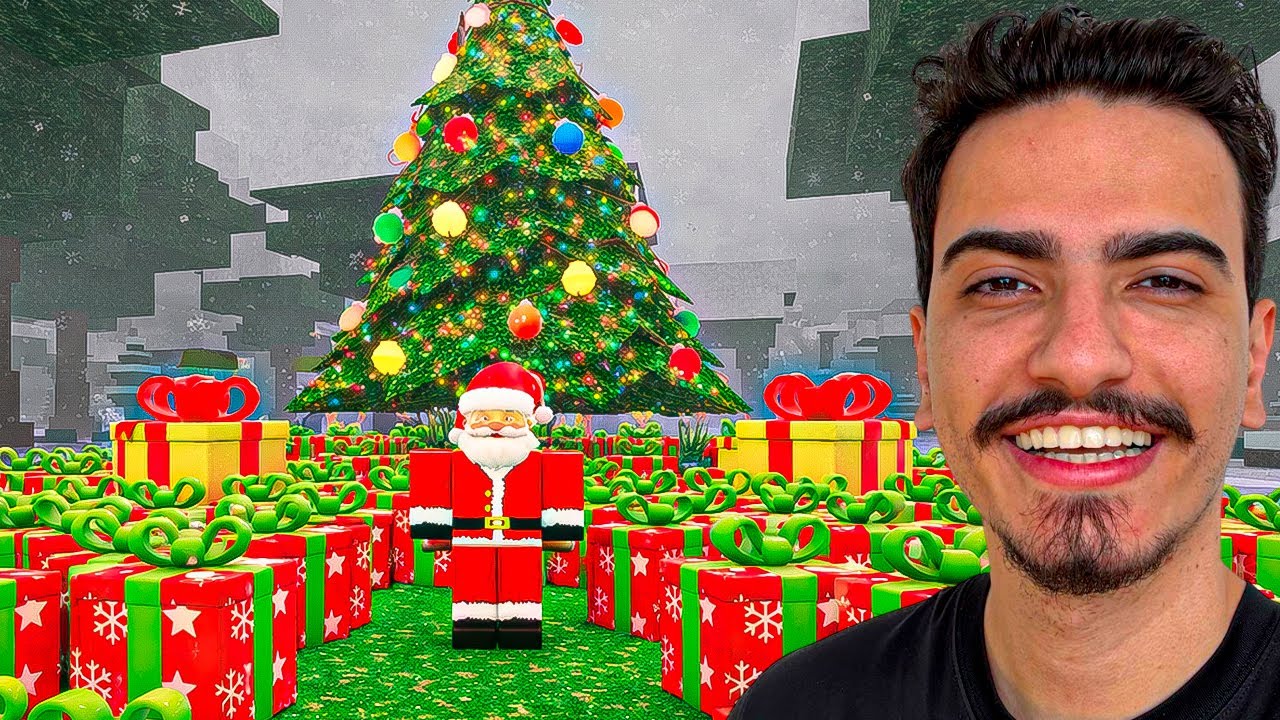 ENCONTREI O VERDADEIRO PAPAI NOEL DO 99 NOITES NA FLORESTA 🎅🎁