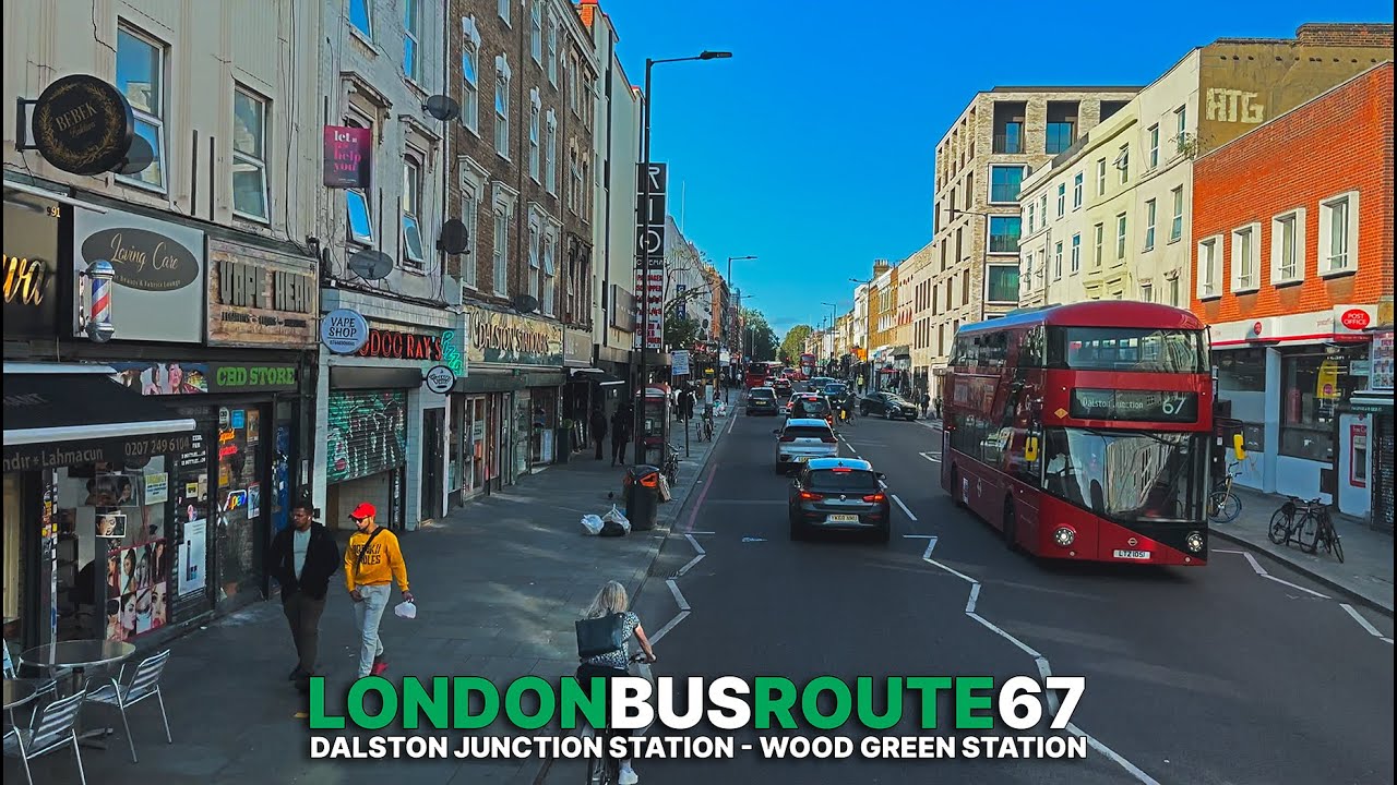 London Bus Ride aboard Bus 67 beyond the landmarks | Outer Boroughs Route from East to North London