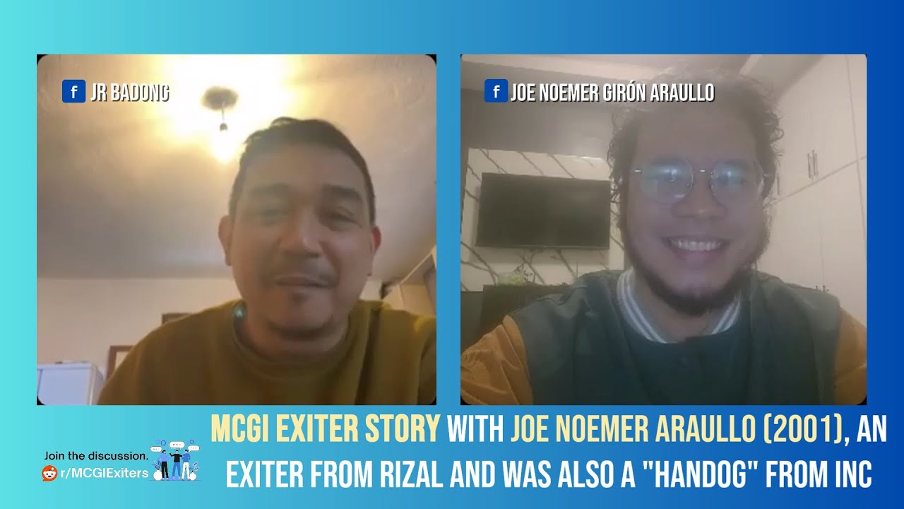 Joe Noemer Girón Araullo (2001): Exiter from Rizal | MCGI Exiter Story | December 6, 2025