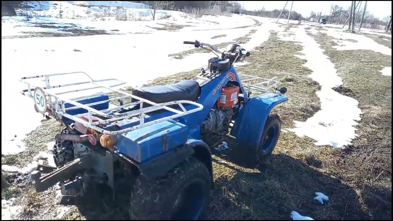 Дизельный квадроцикл зим 350