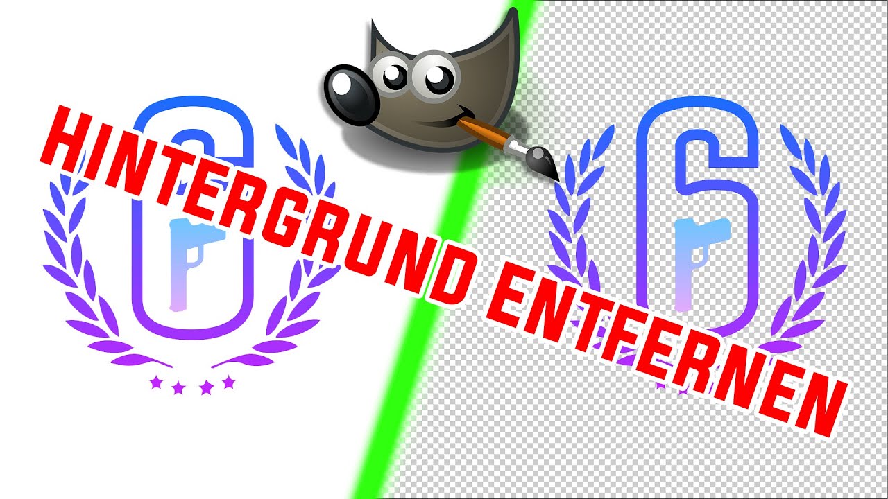 GIMP TUTORIAL 2020 - HINTERGRUND TRANSPARENT MACHEN 📐✂