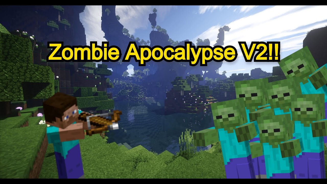 Zombie Apocalypse V2!! | Minecraft Bedrock Command Block Tutorial