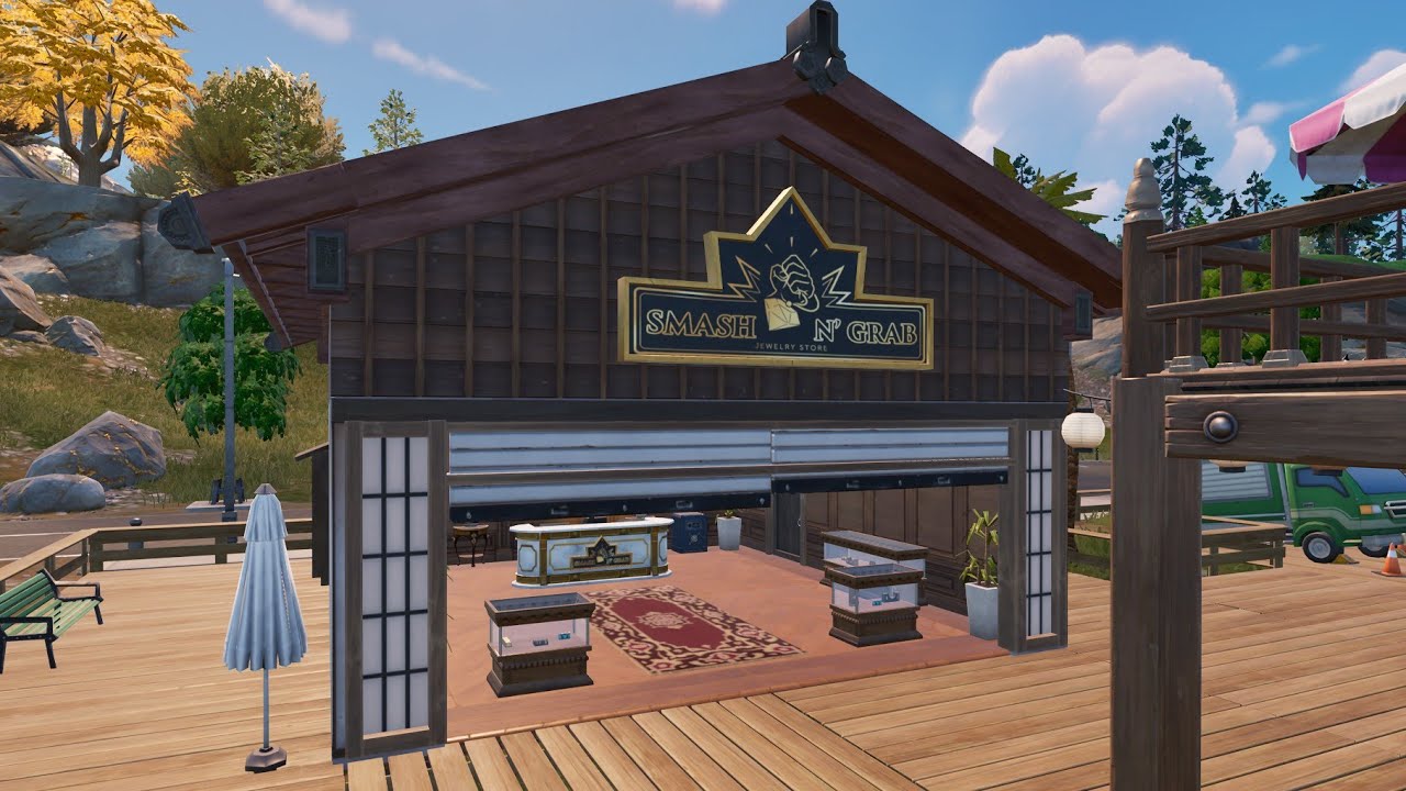 Fortnite Yōkina Boardwalk tour (Smash N' Grab Jewelry)