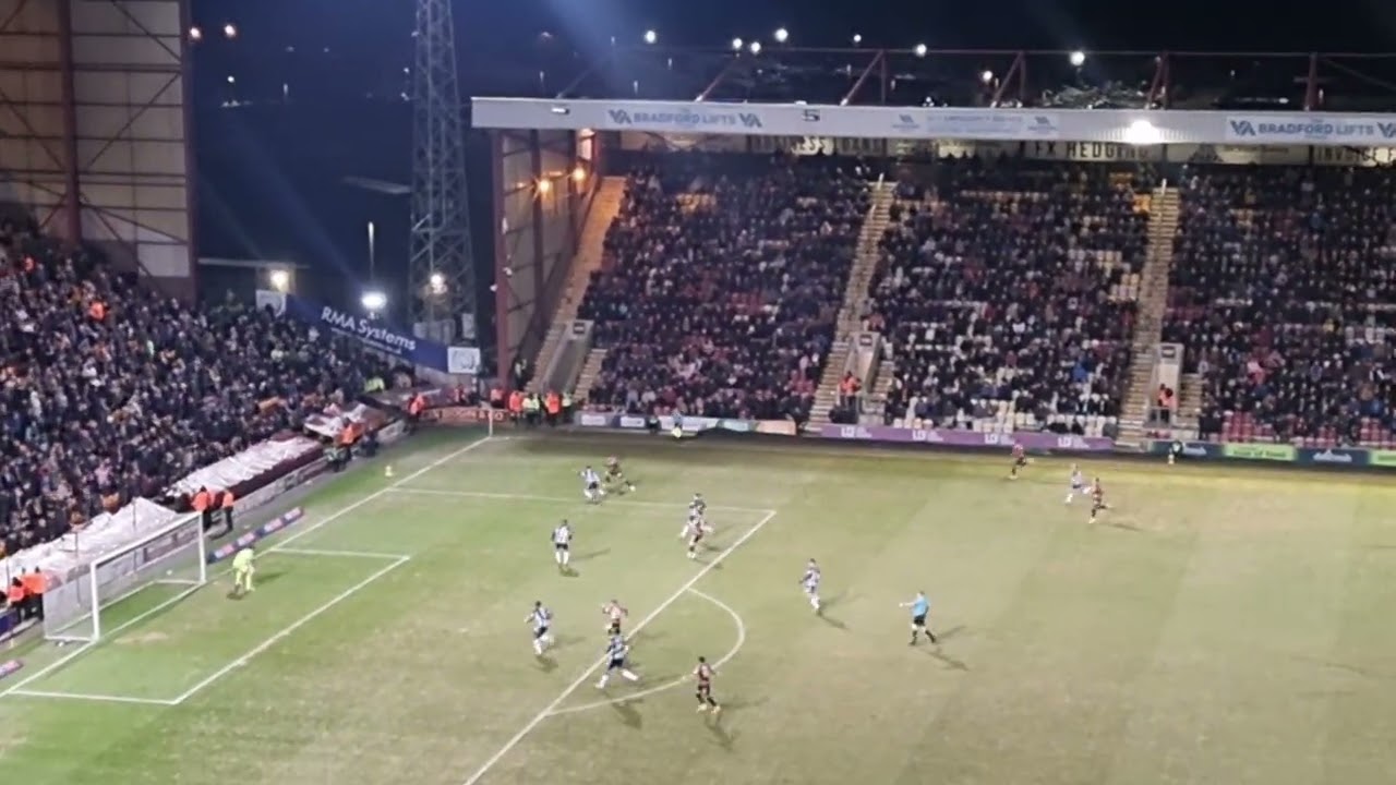 Video 94 - Bradford city VS Stockport county highlights and match vlog #bradfordcity #stockport