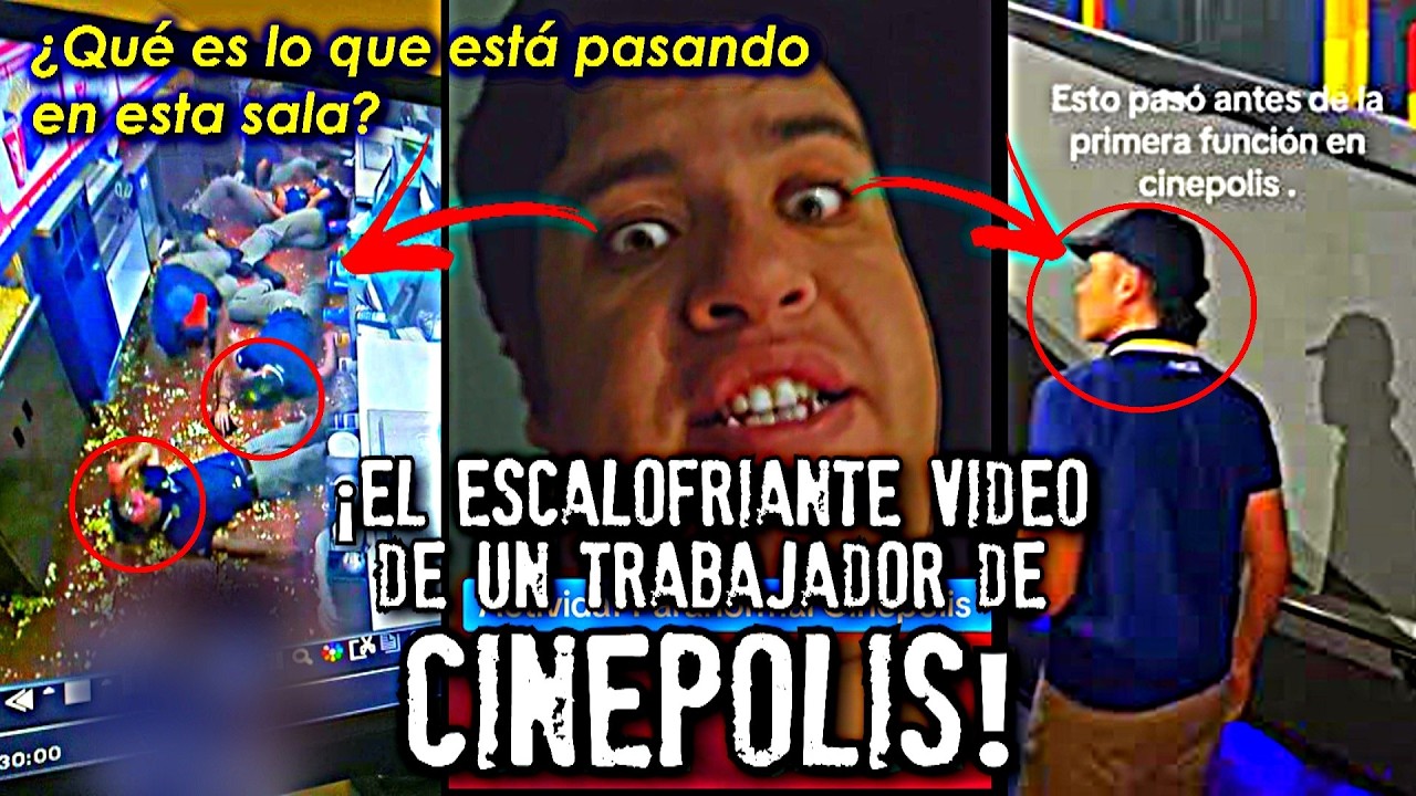 El escalofriante video de un trabajador de Cinépolis!