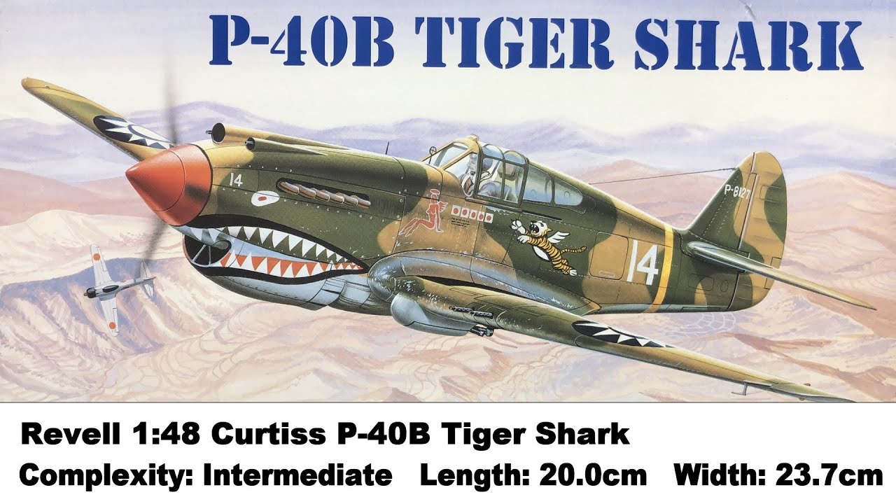 Revell 1:48 Curtiss P-40B Tiger Shark Kit Review