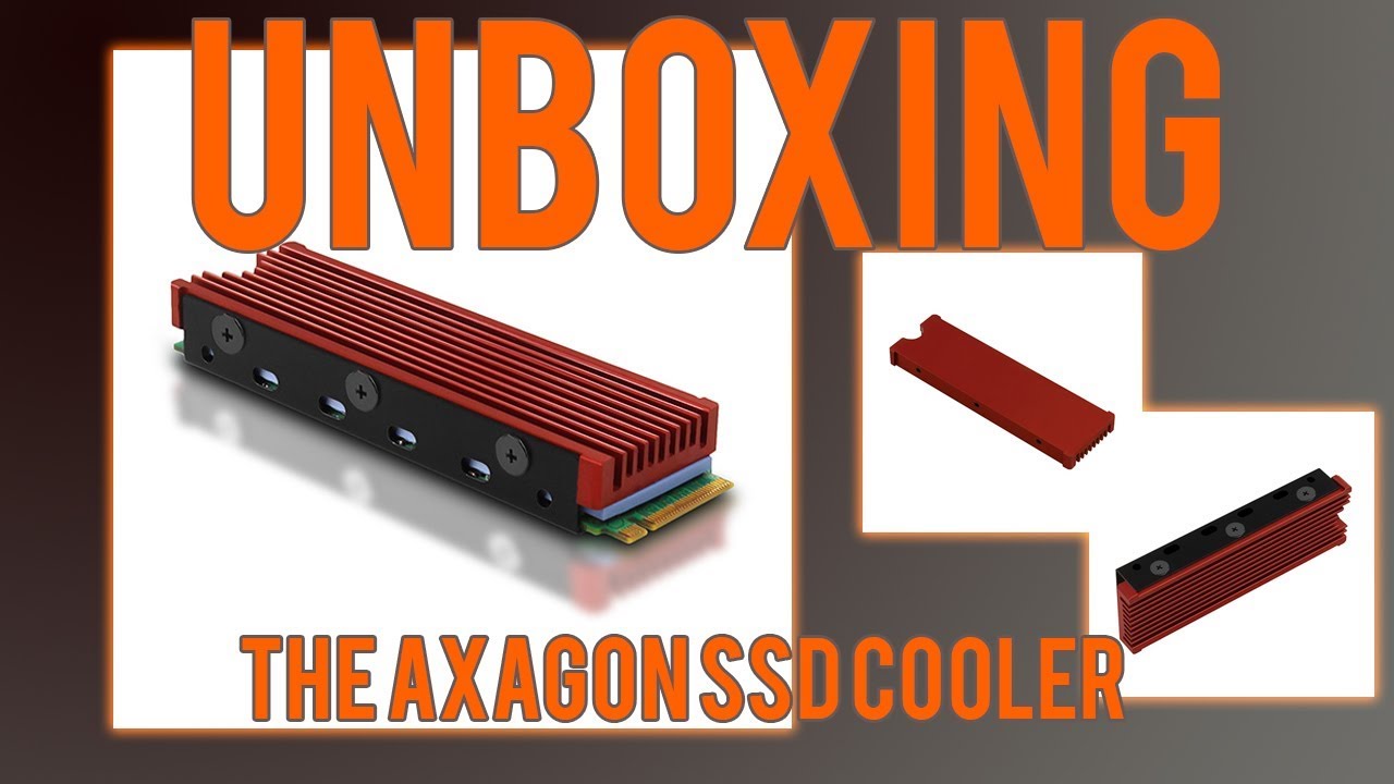 UNBOXING the Axagon SSD Cooler