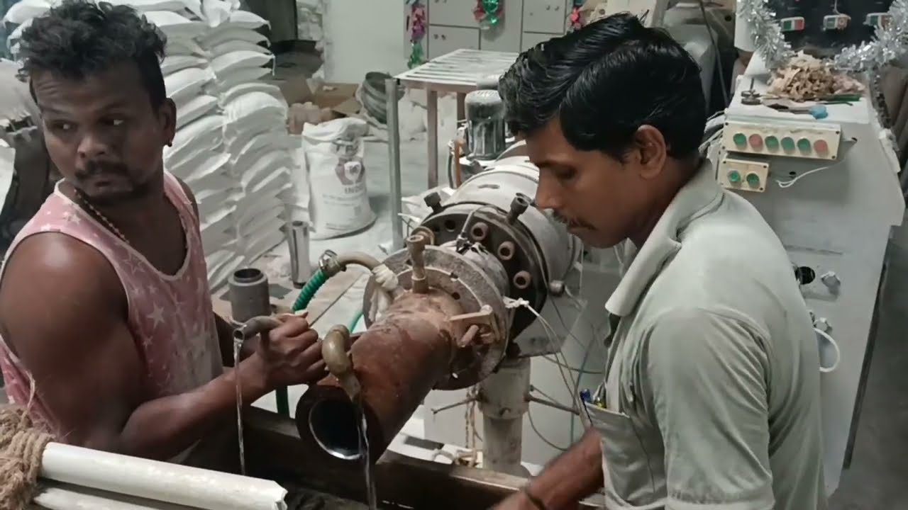 How To PVC PIPE SIZER OPEN, PVC pipe manufacturing process Make in india, Nikunja Treek