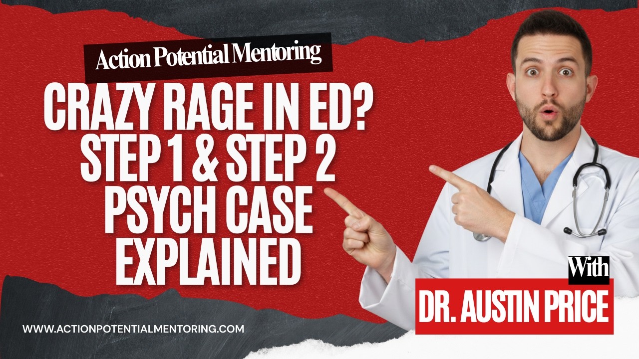 USMLE Psych High Yield: Step 1 & 2 Case Analysis of Acute Psychotic Rage Episode