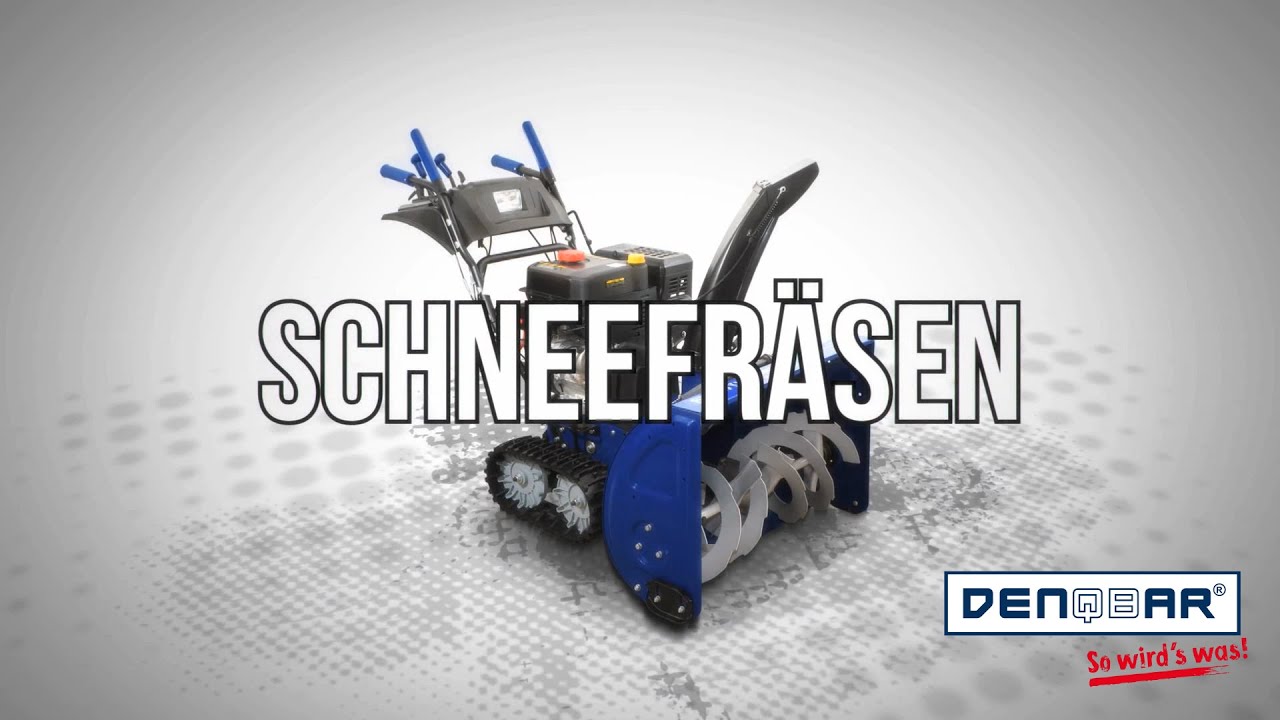 DENQBAR Profi Schneefr&auml;se im Wintereinsatz