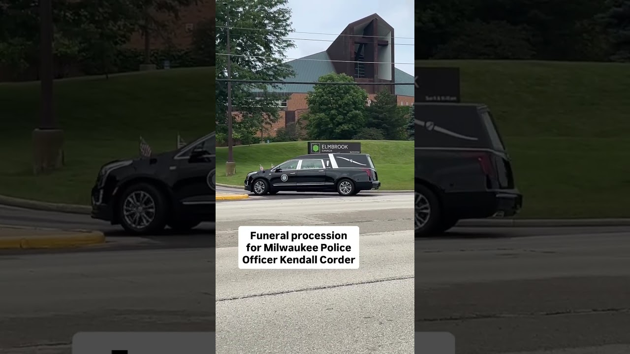 Funeral Procession for police officer