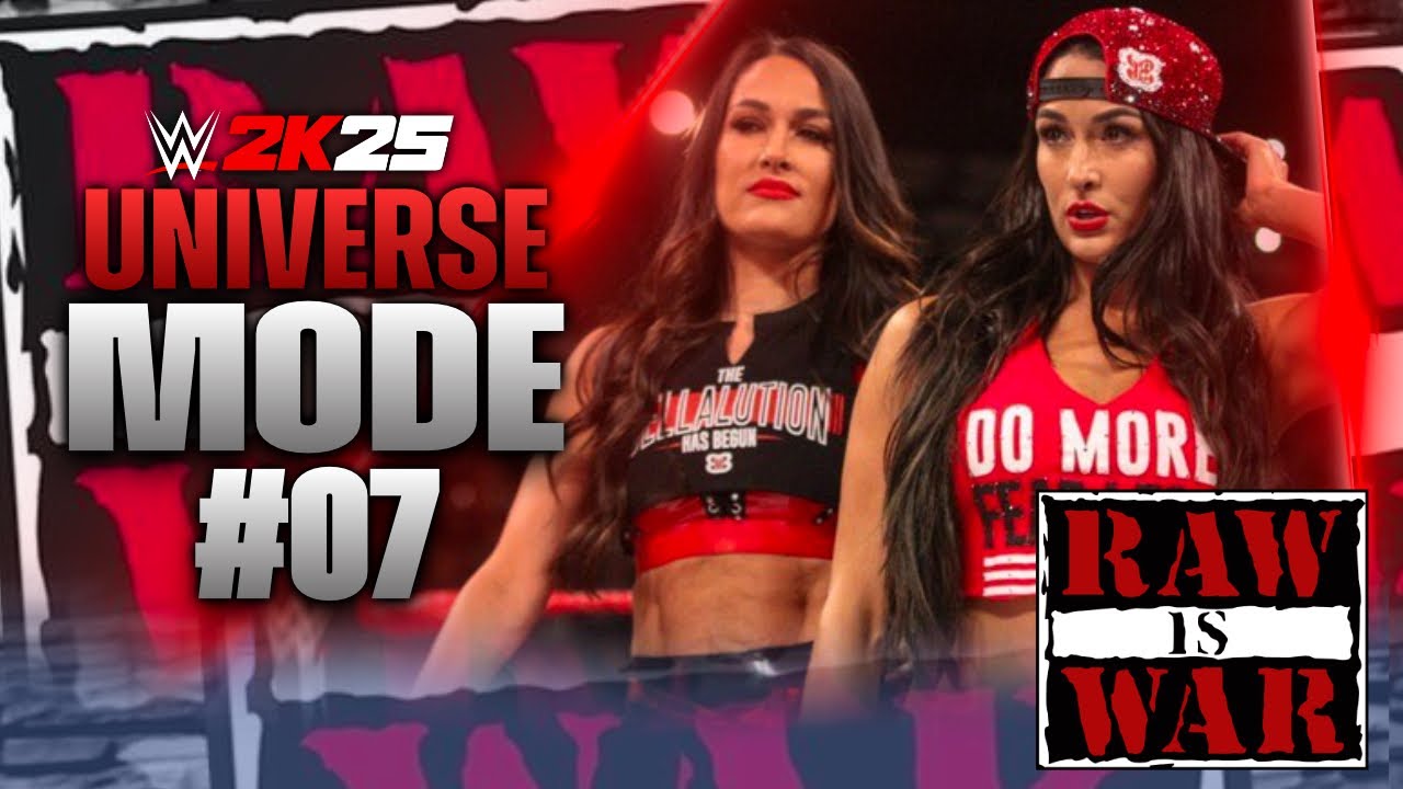 WWE 2K25 Universe Mode Walkthrough Gameplay  RAW IS WAR  Week 7 - Warnings & Chaos Before MITB EP 7
