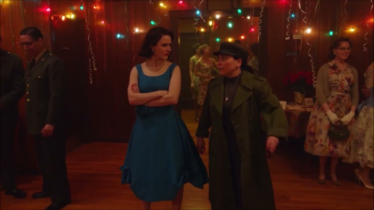 Extras dancing and showing petticoats - The Marvelous Mrs. Maisel (S3E1, 2017)