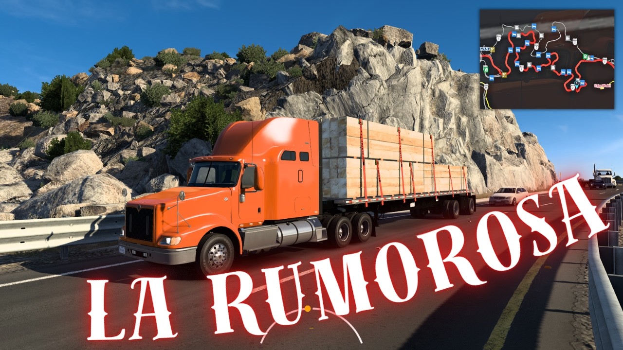 ATS | LA MEJOR RUTA QUE HE RECORRIDO | Transportando Madera
