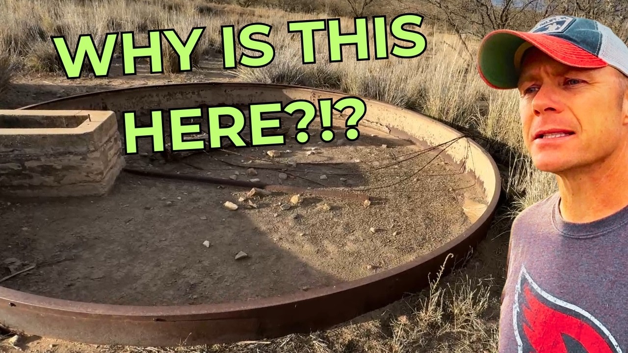 Is this a RANCH?  Strange Desert Ruins In Arizona. 