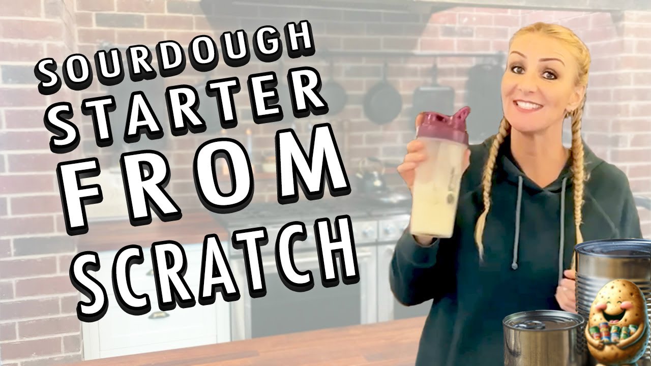 Make Sourdough Starter from scratch, just flour and water!