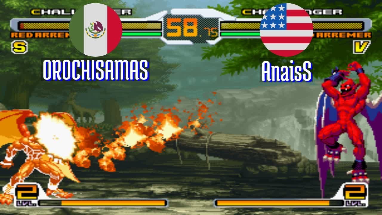 FT5 @svcsplus: OROCHISAMAS (MX) vs AnaisS (US) [SNK vs Capcom Chaos Super Plus svc Fightcade] Apr 10