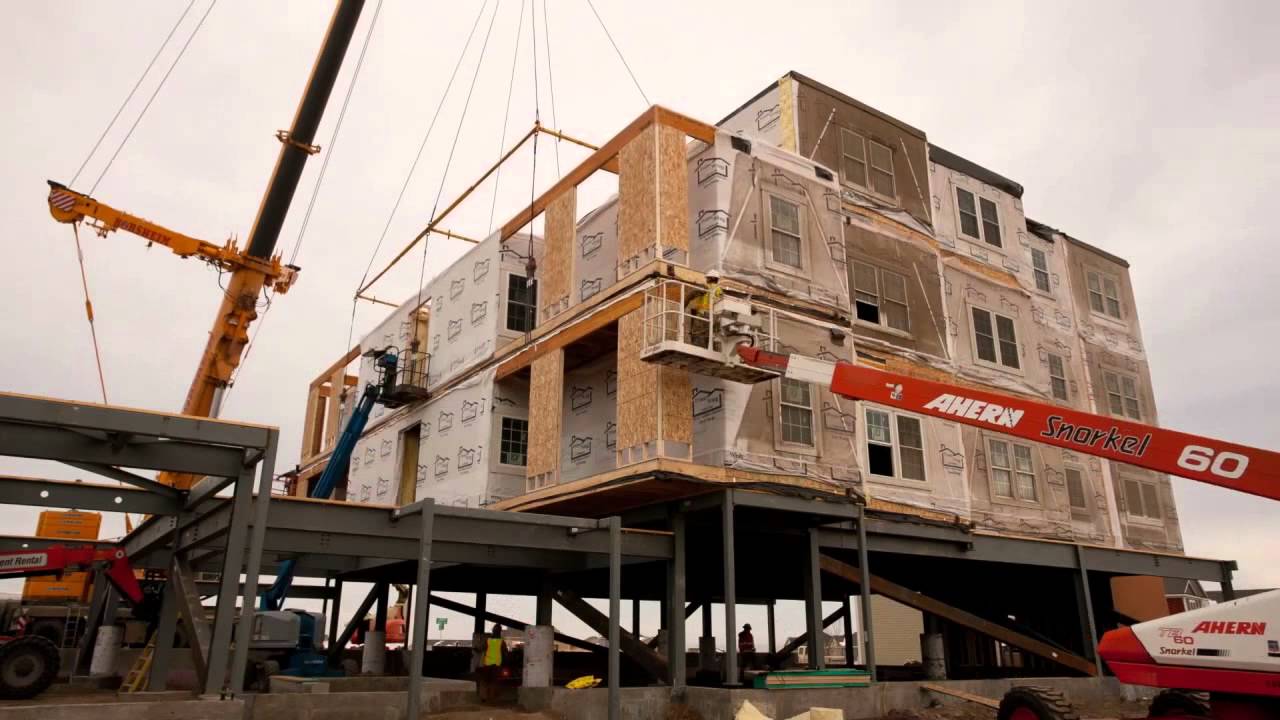 Modular Apartment Building in Williston, ND - Timelapse