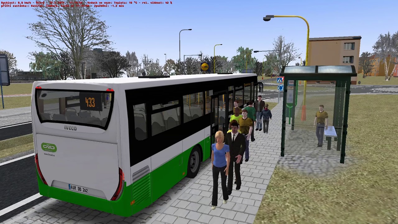 OMSI 2►IVECO CROSSWAY►Havířov►Linka: 433►#11►FULL HD