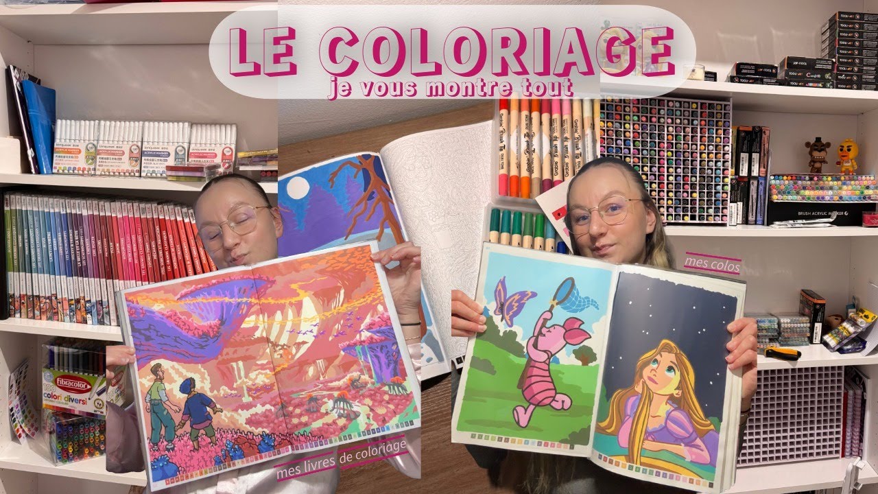 IDÉE D'ACTIVITÉ MANUELLE POUR 2026 (je vous montre tous mes tomes et mes coloriages)