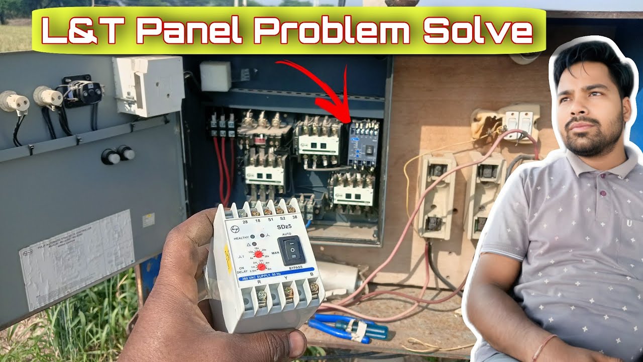 L&T Panel Repairing..... L&T Panel Me Automatic Switch kaise lagaye 