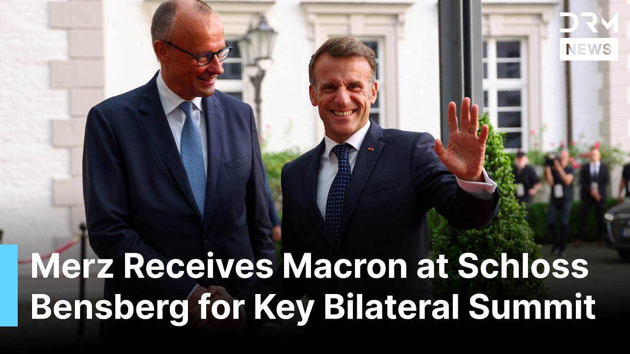 Germany's Merz Welcomes French President Macron for High-Stakes Germany-France Talks | AC1G