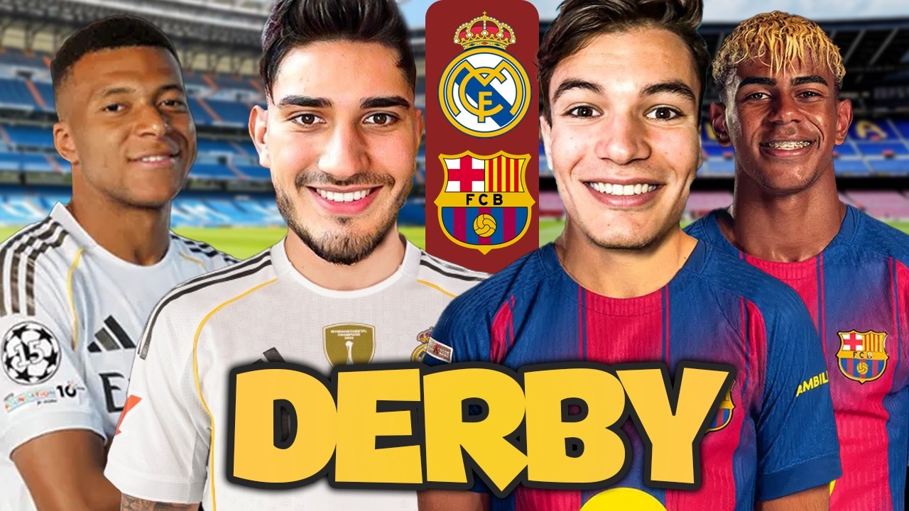 REAL MADRID VS BARCELONA DERBY DUEL!