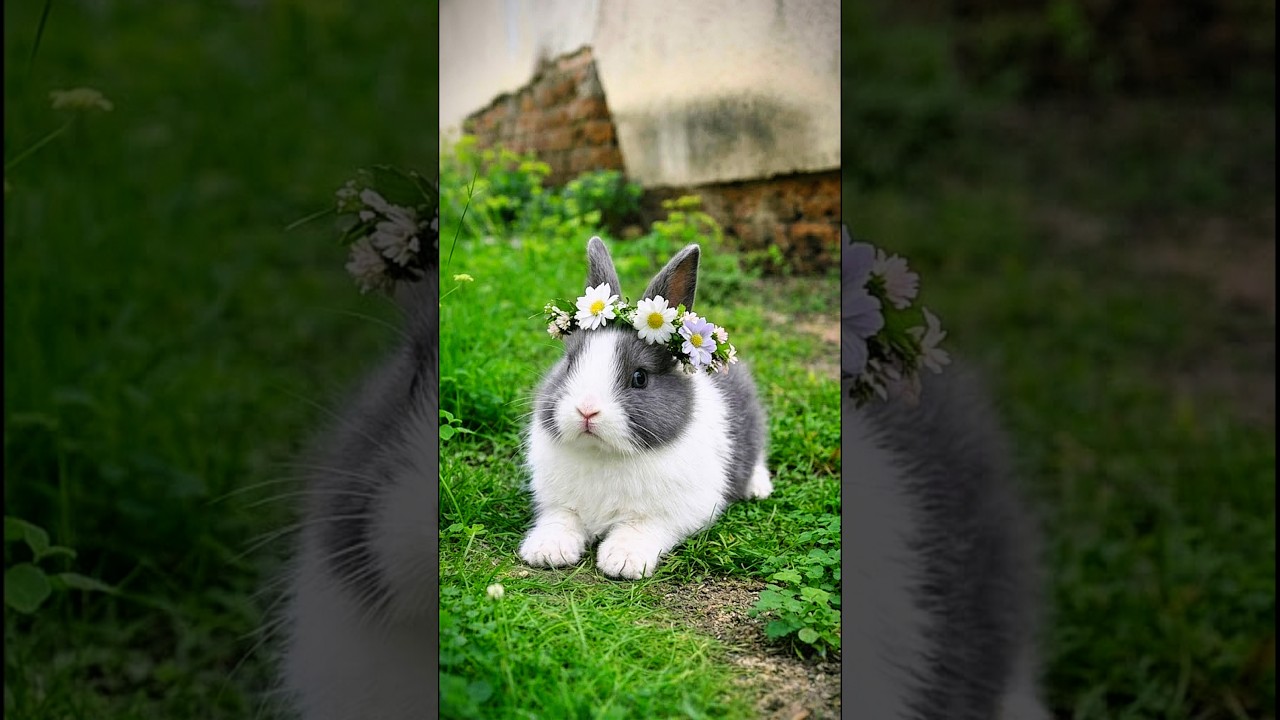 When bunnies forget how to be normal 💀🐰