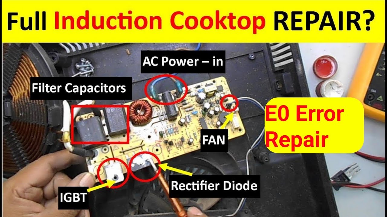 E0 error induction cooktop Repair / induction cooker E0 error solution / induction / E0 error repair