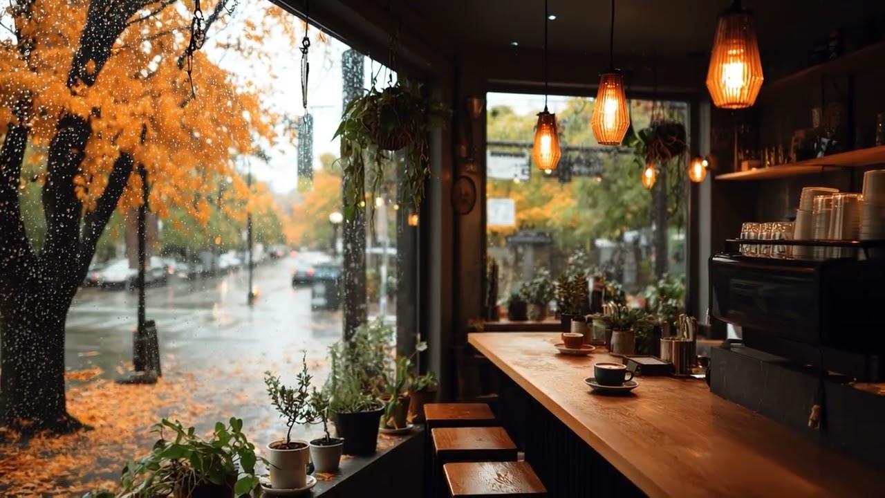 Warm Smooth Jazz Café ☕ Relaxing Coffee Shop Ambience Music for Study, Work & Calm Focus
