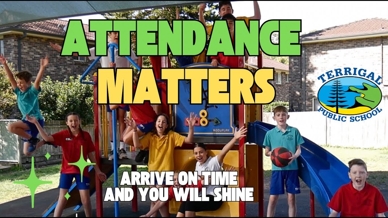 ATTENDANCE MATTERS- Arrive on time & you will shine ✨