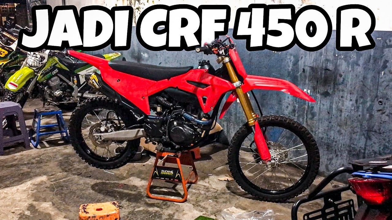 TERPASANG BODY CRF 450 R PNP CRF 150 L HARVY MX #modifcece 34