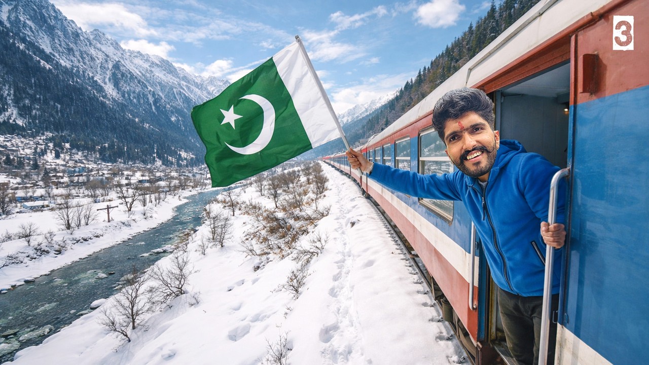 Going to PAKISTAN URI POK🇮🇳🔥| Kashmir Valley Train Srinagar to Baramulla
