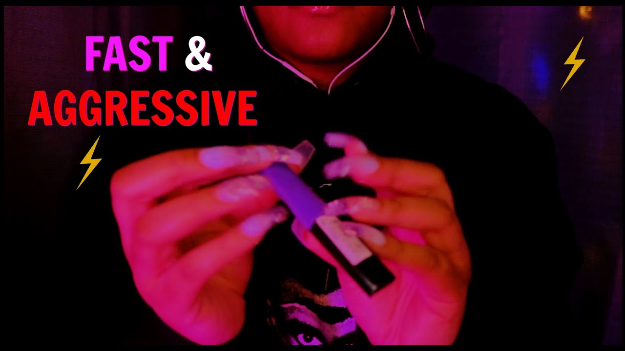 Fast And Aggressive ASMR Triggers to Give You Intense Tingles ⚡ (SO GOOD 🤤)
