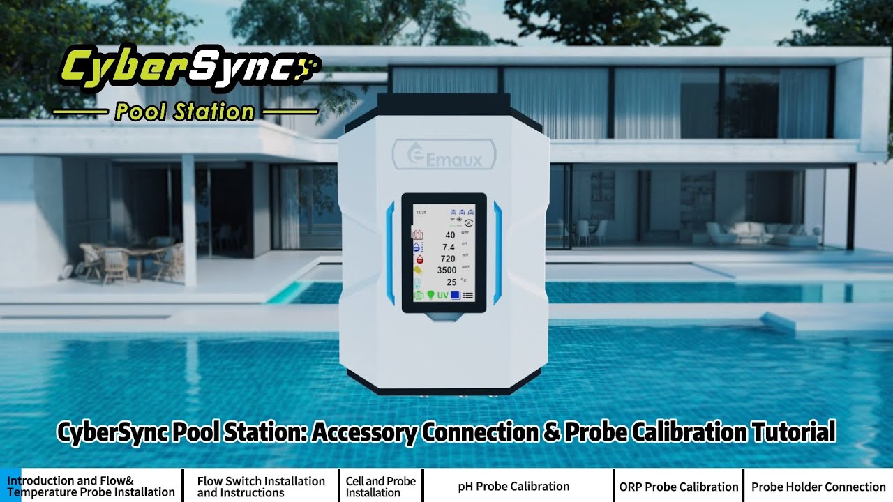 CyberSync Pool Station setup tutorial video (English version)