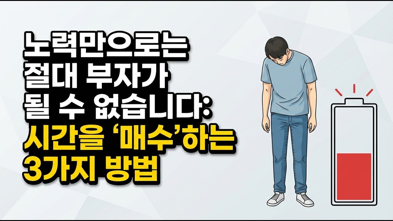 부자들이 '시간'을 사기 위해 기꺼이 지불하는 3가지 비용