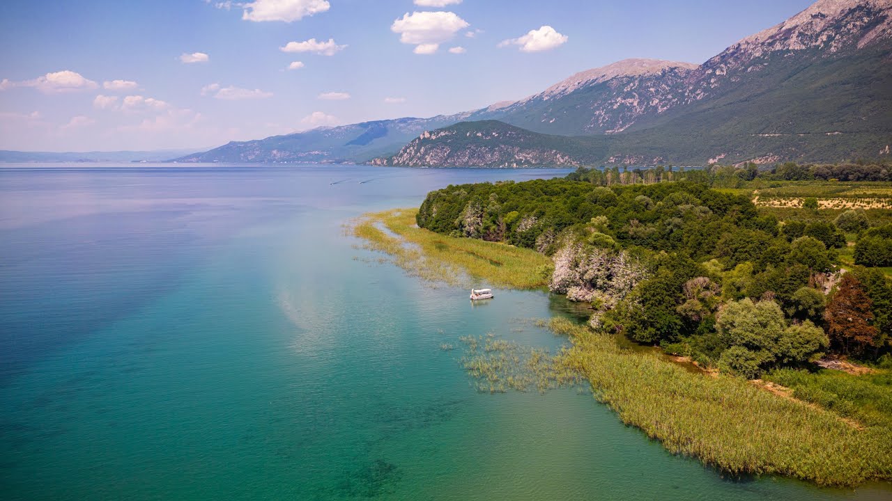 Ohrid / Macedonia from above