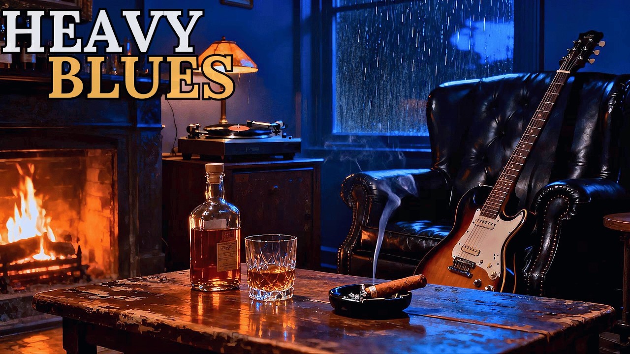 Heavy Blues Lounge | Slow Instrumental for a Troubled Mind