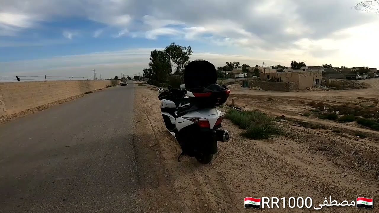 رحلةمن بغداد الى ديالى💔Honda Silver Wing 400