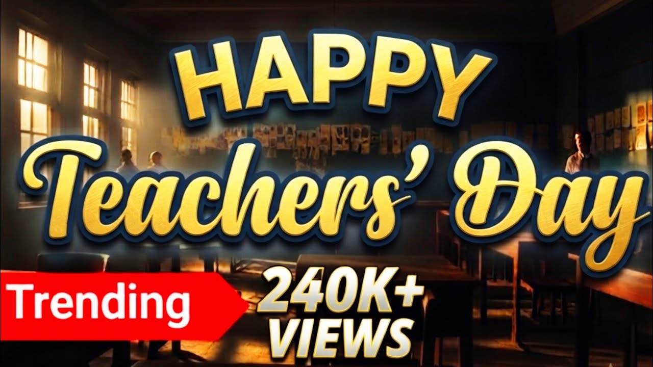 Happy Teachers’ Day 2025 💐 | Heartfelt Tribute Song with Lyrics