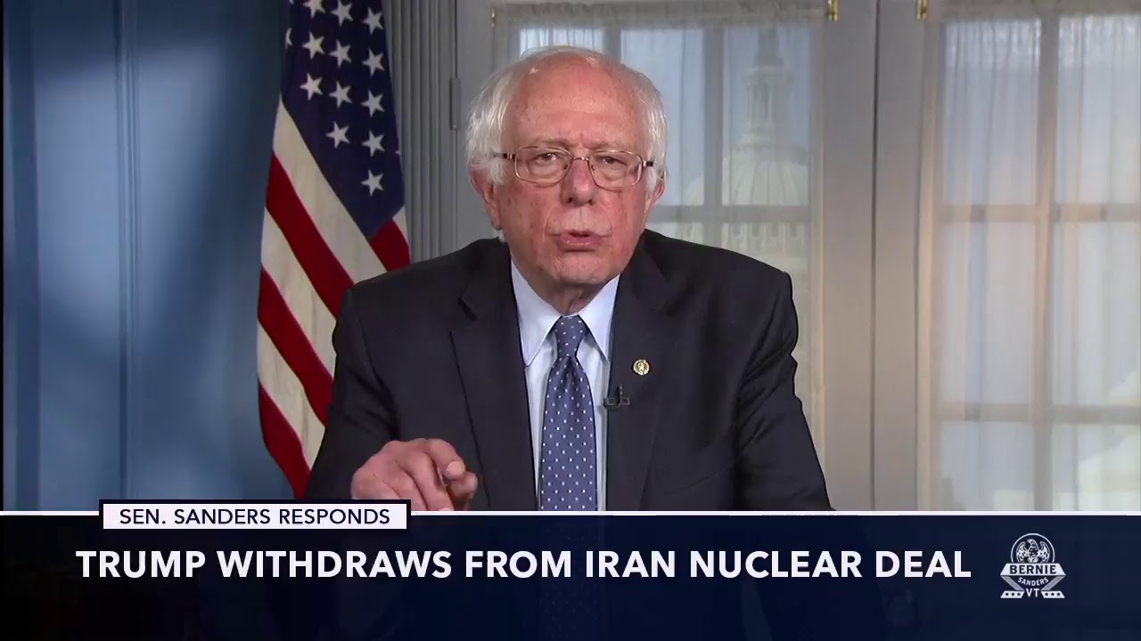 Bernie Responds to Trump's Decision on Iran Nuclear Deal