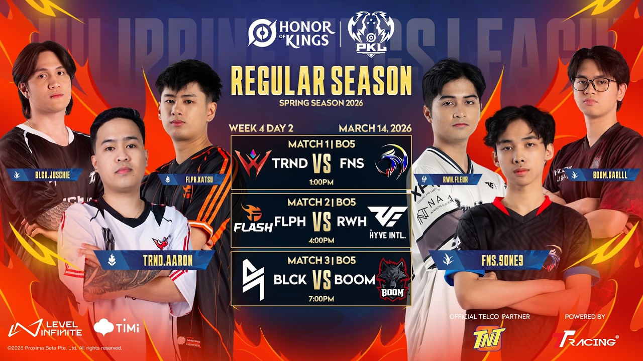 LIVE | PKL Honor of Kings Spring Season 2026 | Regular Season Week 4  - Day 2