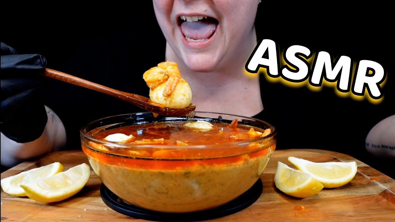 ASMR EATING CAJUN SEAFOOD BOIL | SOFT BOILED EGGS AND SHRIMP MUKBANG!