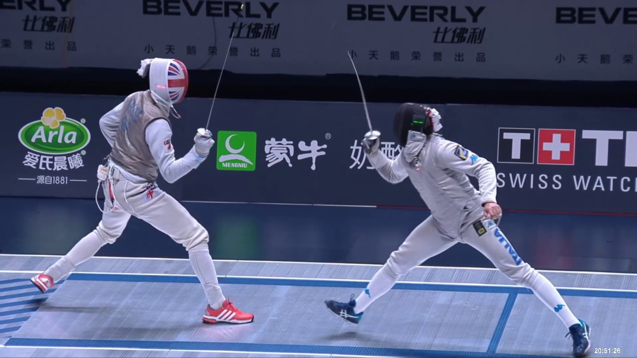 2018 Wuxi World Championships - MF Ind FINAL FOCONI (ITA) v KRUSE (GBR)