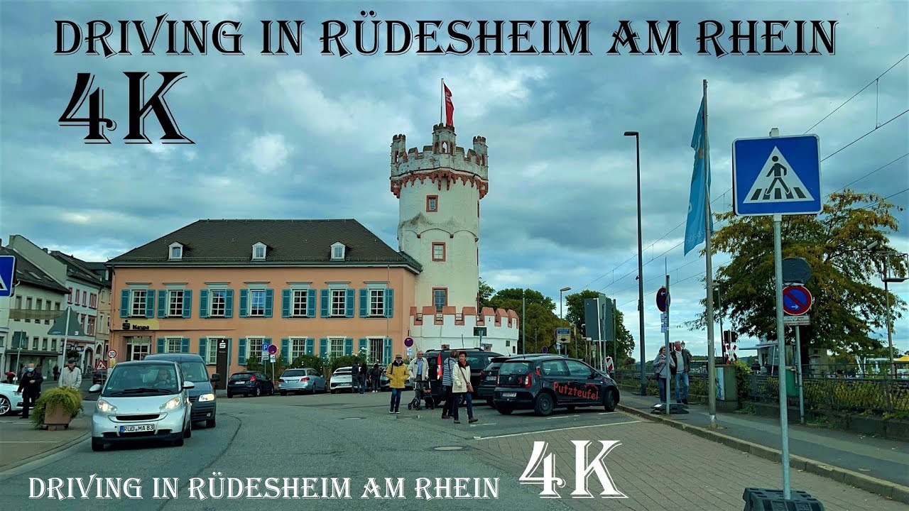 Driving in Rüdesheim am Rhein - 4K UHD Video - Driving Tour