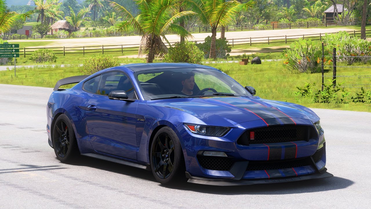 Convoy with NPC using 2016 Ford Mustang Shelby GT350R | Forza Horizon 5