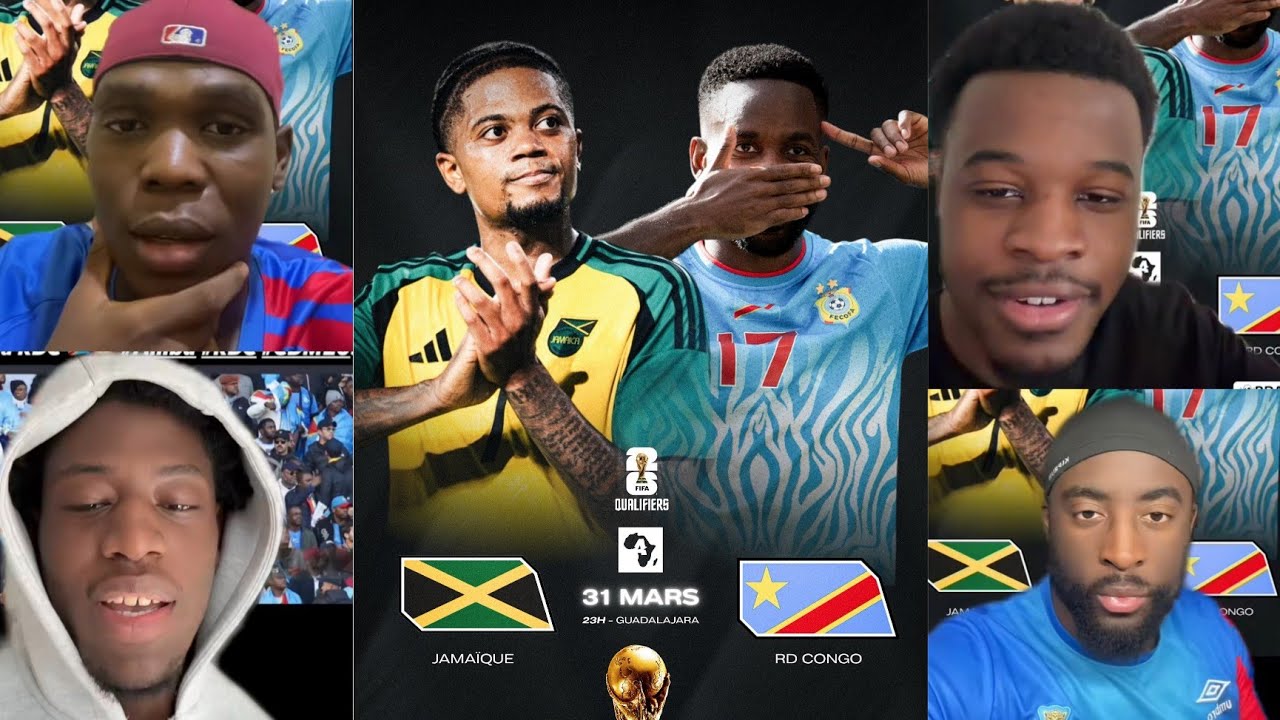 🚨 &Eacute;NORME CHOC ! 😱 RD CONGO 🇨🇩 vs JAMA&Iuml;QUE 🇯🇲 🔥 QUI VA AU MONDIAL ? 