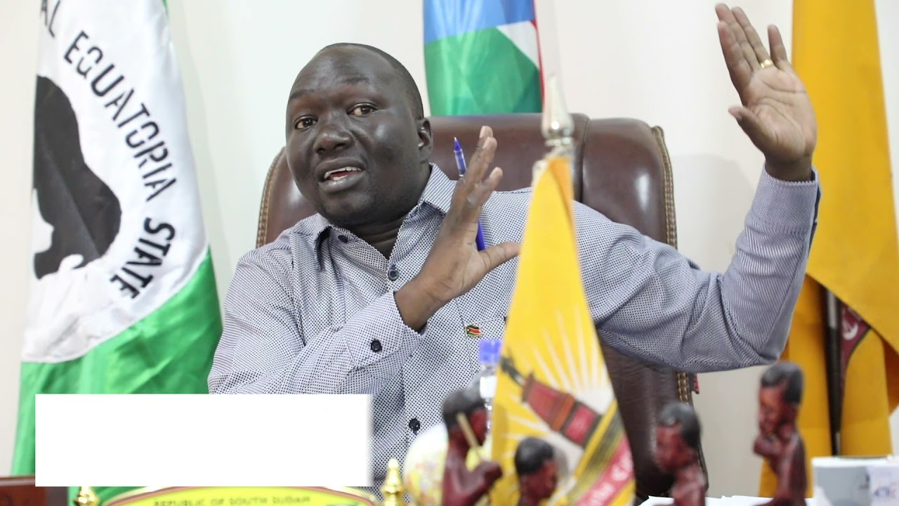 The meeting between Youth protesters and the Mayor of Juba City council